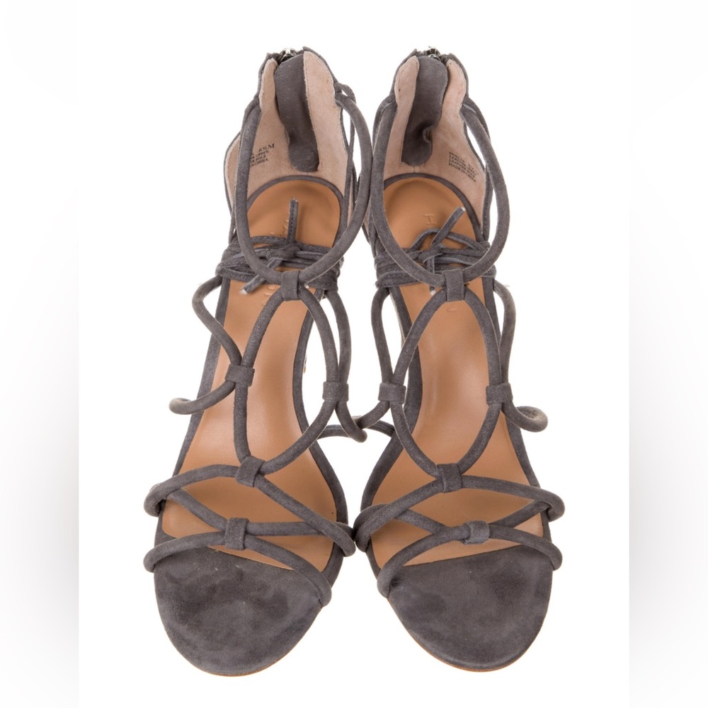 HALSTON HERITAGE Women's Brielle Caged Ankle Wrap High-Heel Sandals Size 7 - Picture 3 of 6
